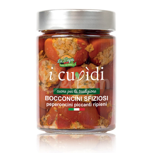 Bocconcini sfiziosi: Ardei Iute cu Umplutură Delicioasă - 320 g